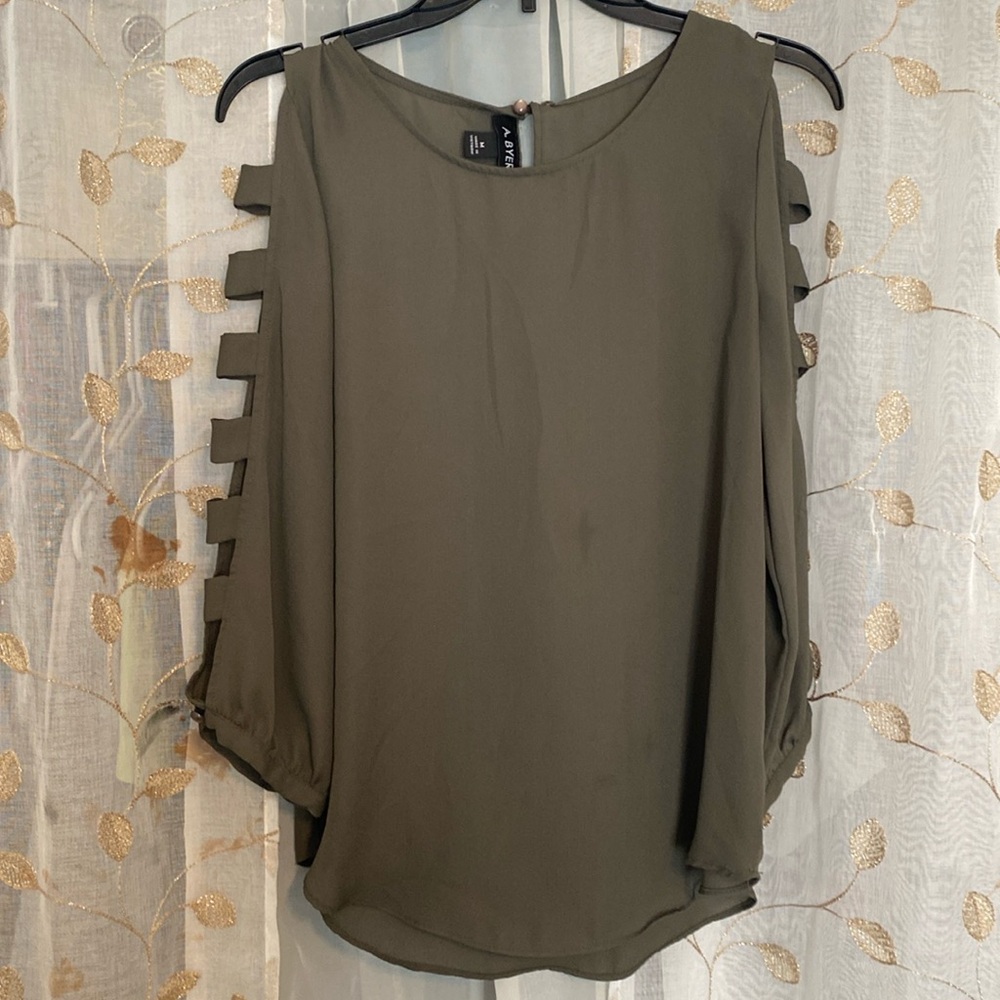 Dark green blouse for work or play!